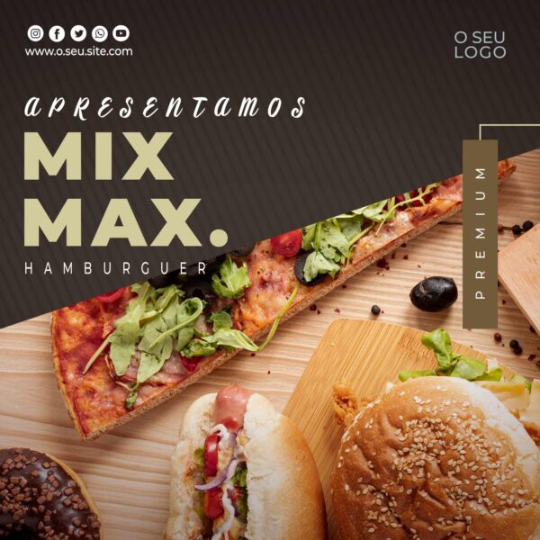 mix max hamburguer